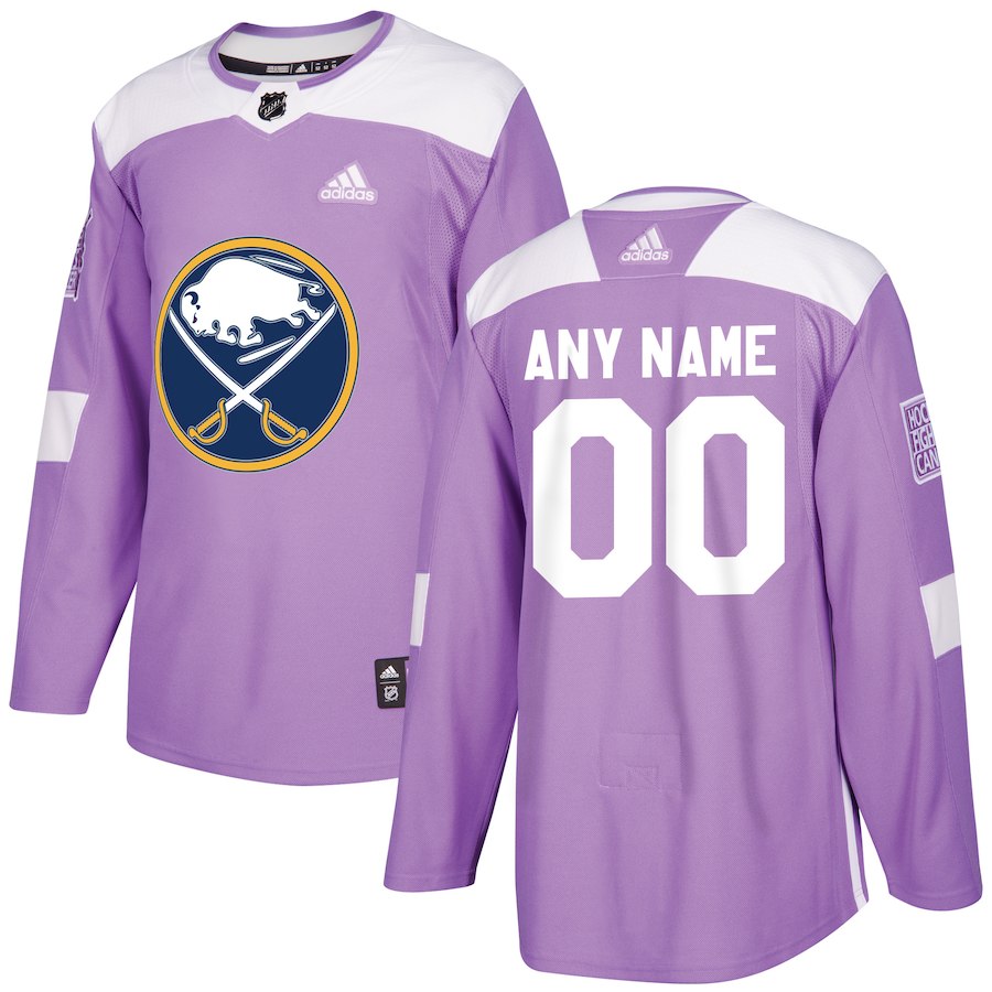 NHL Men Buffalo Sabres adidas Purple customized Jersey